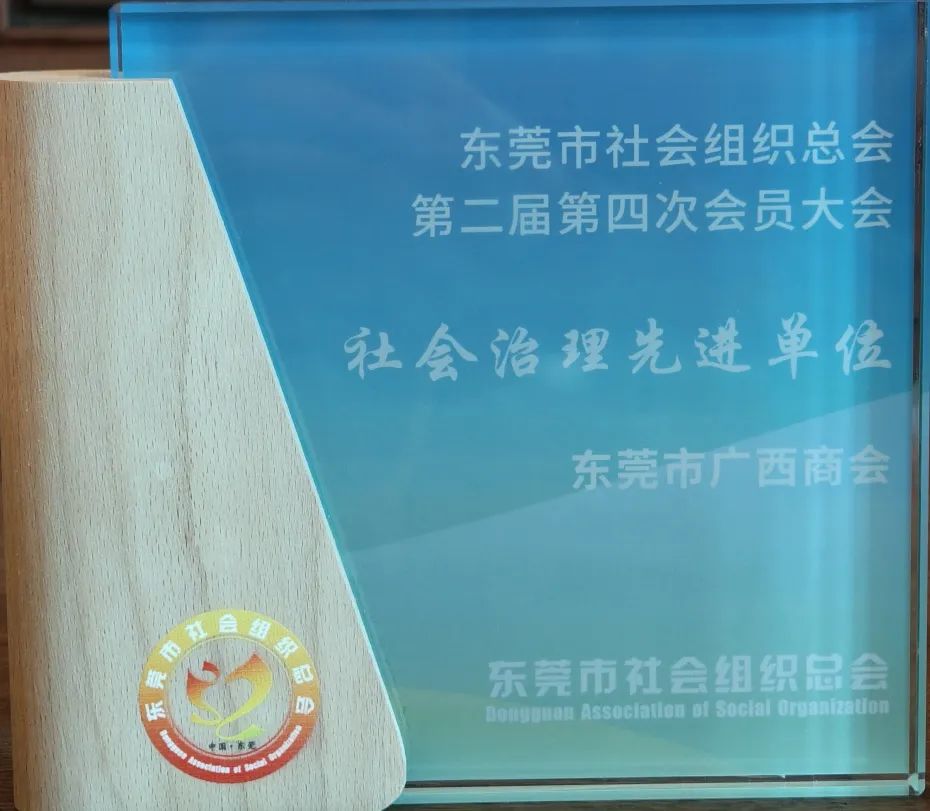 东莞市社会组织总会社会治理先进单位